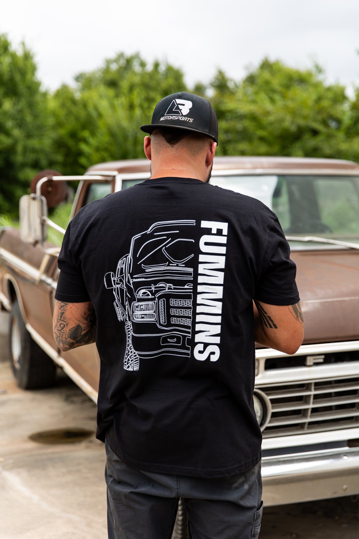 Black "Fummins" Tee