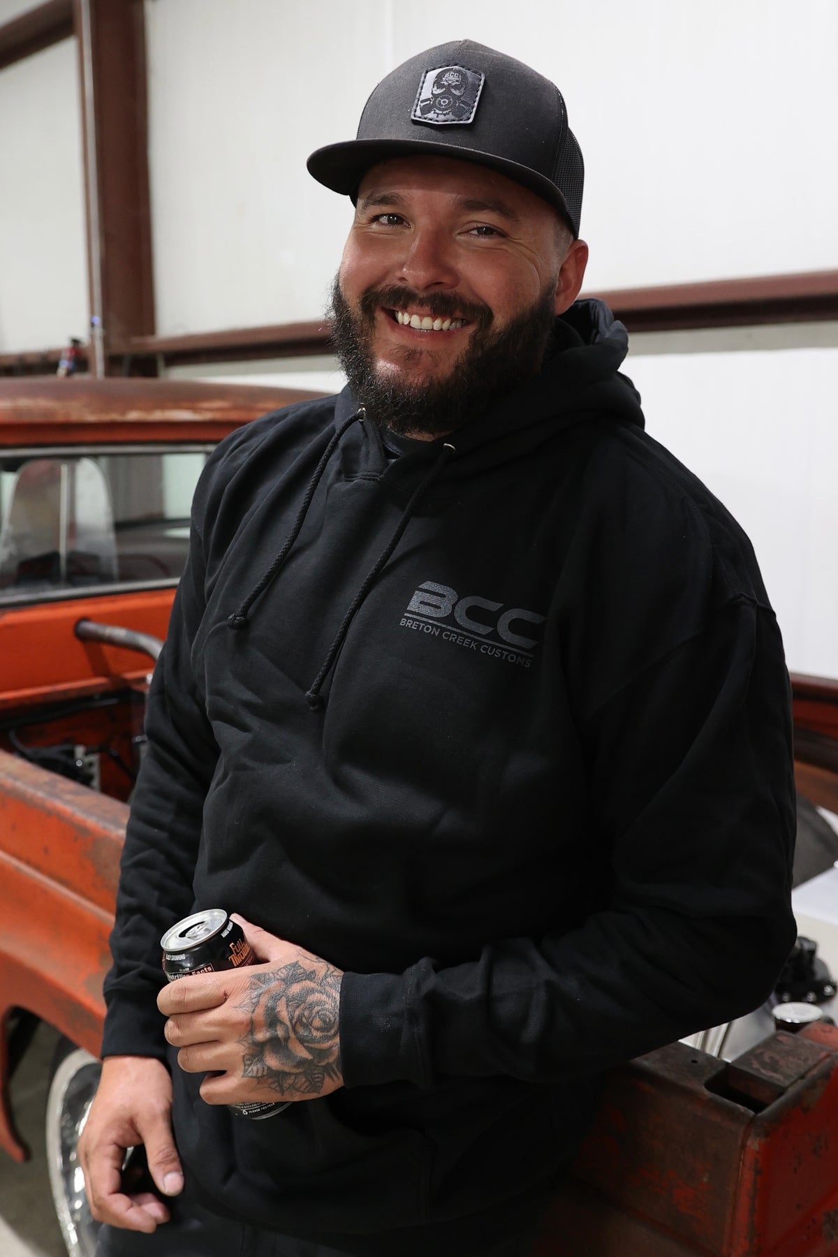 Black & Grey Premium Logo Hoodie