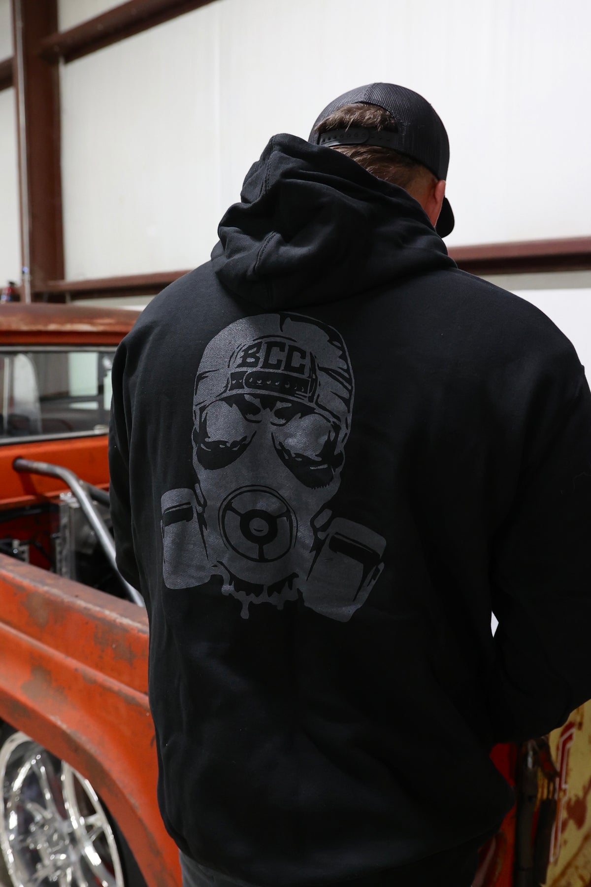 Black & Grey Premium Logo Hoodie